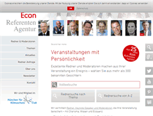Tablet Screenshot of econ-referenten.de